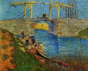 文森特 威廉 梵高 : 吊桥和马车